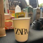 D4 Coffee Ltd branded cup for ZARA