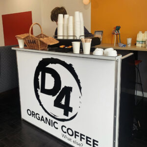 D4 Coffee Ltd mobile coffee bar with barista service