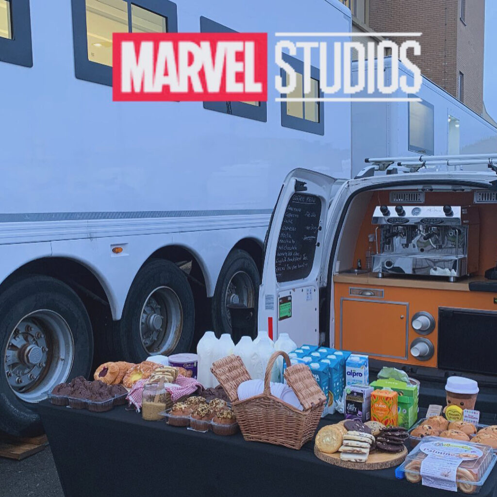 D4 Coffee mobile coffee film service for Marvel