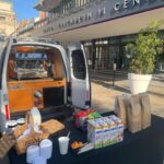 D4 Coffee Ltd mobile coffee service on location for The Capture Season 3